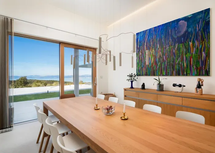 Luxury Bracchia Magic Retreat Ii With Heated Pool - 빌라 Škrip